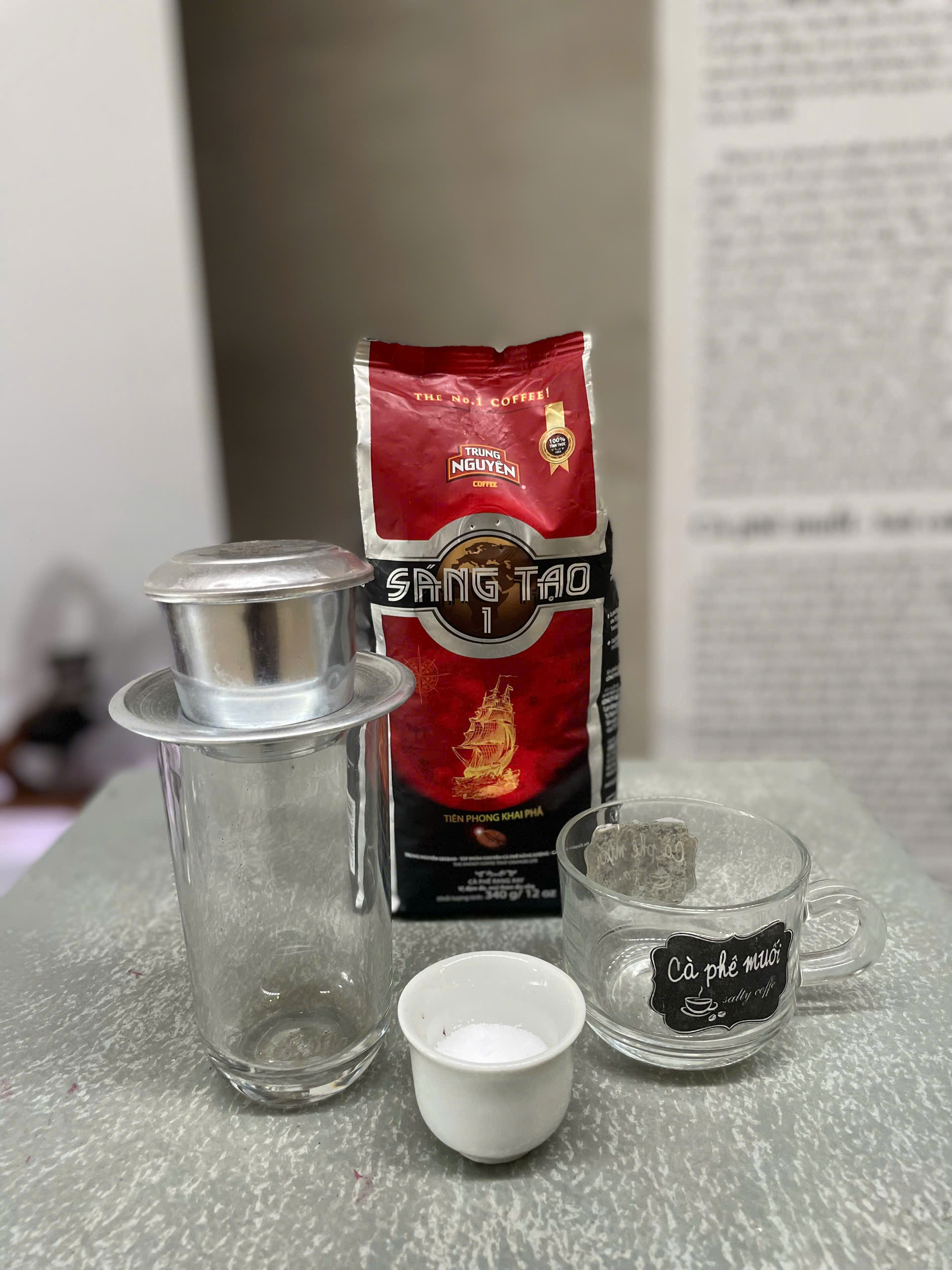 Salt coffee